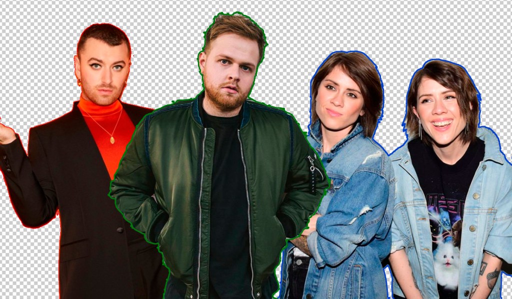 Sam Smith, Tom Walker, Tegan and Sara