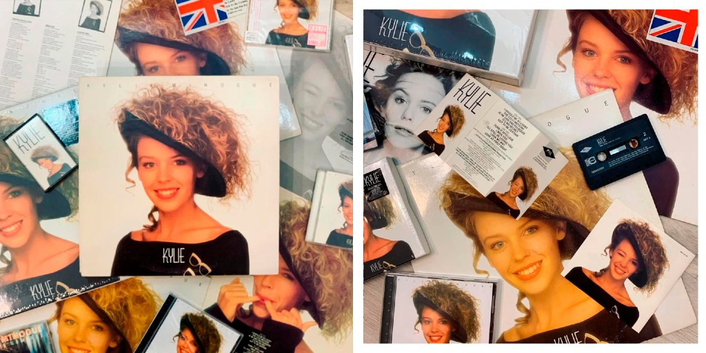 Коллекция альбома Кайли Миноуг - Kylie: винил, компакт-диски и кассета 