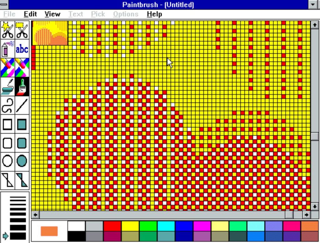 Paintbrush - Windows 3.11