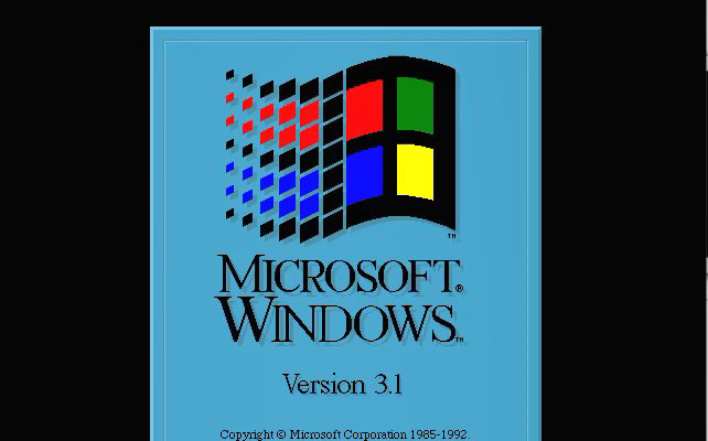 Экран загрузки Microsoft Windows Version 3.1